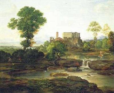 Ferdinand von Olivier Ideal Italian landscape